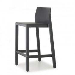 Стул полубарный пластиковый VLL- SCAB KATE антрацит