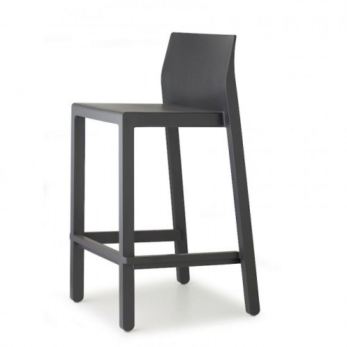 Стул полубарный пластиковый VLL- SCAB KATE антрацит
