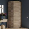 Шкаф угловой на 2 двери EVR- Бриз ШКУ-14 дуб Сонома + фасад трюфель
