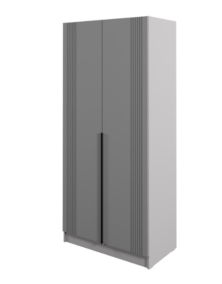 Шкаф на 2 двери ViA- APC А-2 (серый)