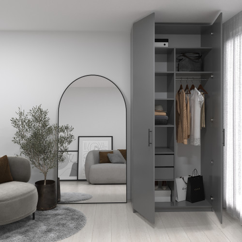 Шкаф 240х100х52 cм KOD- ШК-100 ящ 2,4