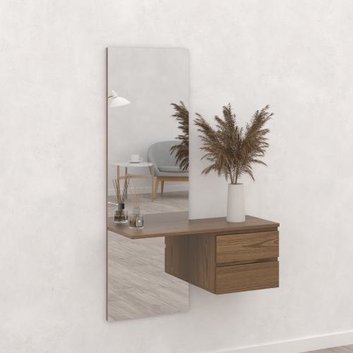 Тумба с зеркалом  120х78х15 см KOD- П-зер