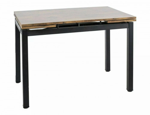 Комплект обеденный SIGNAL: стол раздвижной GD-017(винтажный орех) + 4 стула Link(беж)