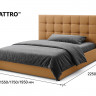 Кровать 2-х спальная VRN- QUATTRO 180 * 200 см (капучино,бежевый)
