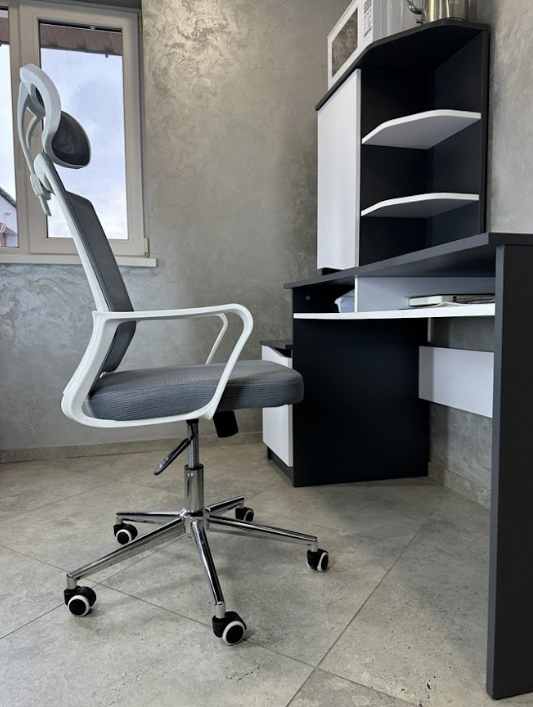 Кресло офисное/компьютерное Perfect Home OC-OC-8330W Серый