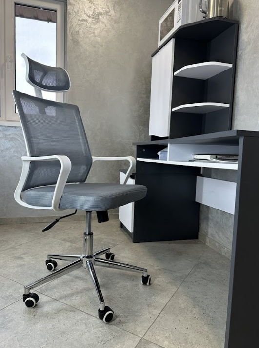 Кресло офисное/компьютерное Perfect Home OC-OC-8330W Серый