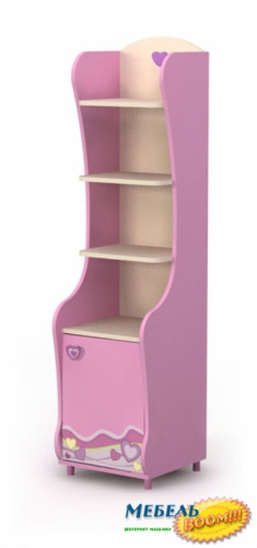 Шкаф книжный BR-Pn-05 Pink (Пинк)