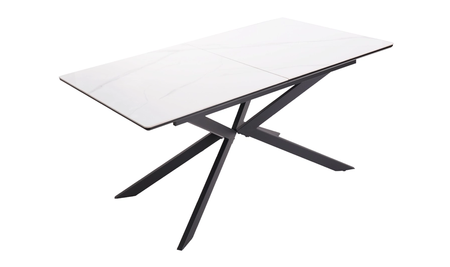 Стол обеденный TOP- Атлас белый 1600/2200х900х750