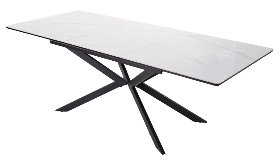 Стол обеденный TOP- Атлас белый 1600/2200х900х750