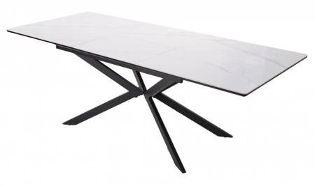 Стол обеденный TOP- Атлас белый 1600/2200х900х750