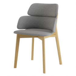 Стул обеденный LVK- Swan (Свон) массив дуба (натуральный)   