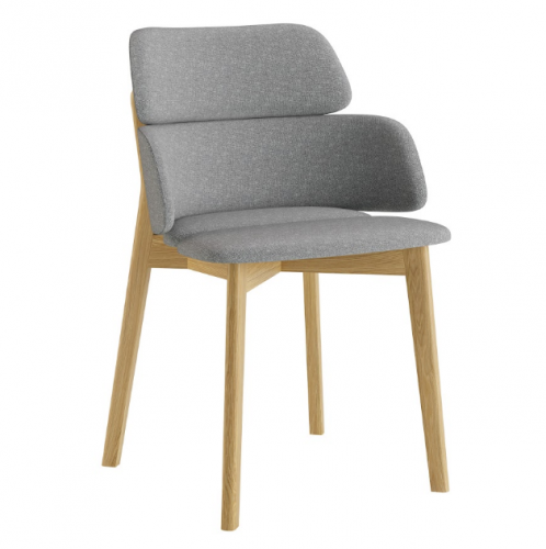 Стул обеденный LVK- Swan (Свон) массив дуба (натуральный)   