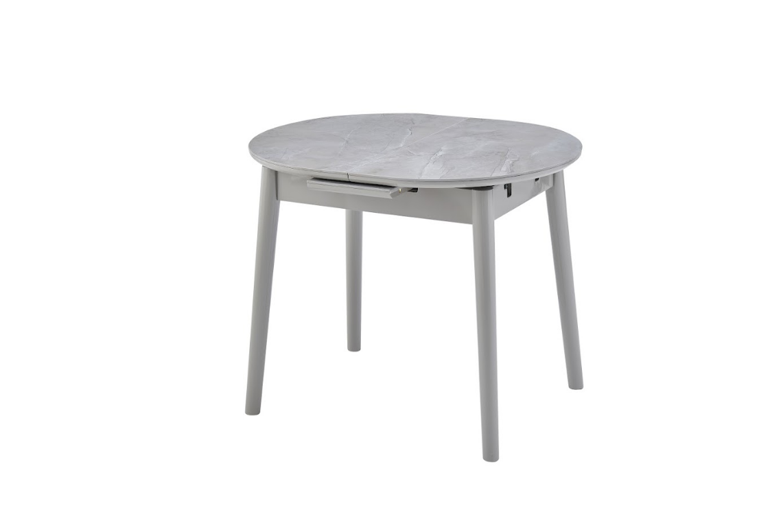 Стол раскладной VTR- ТМ-85-1 калакатта мрамор + серый  
