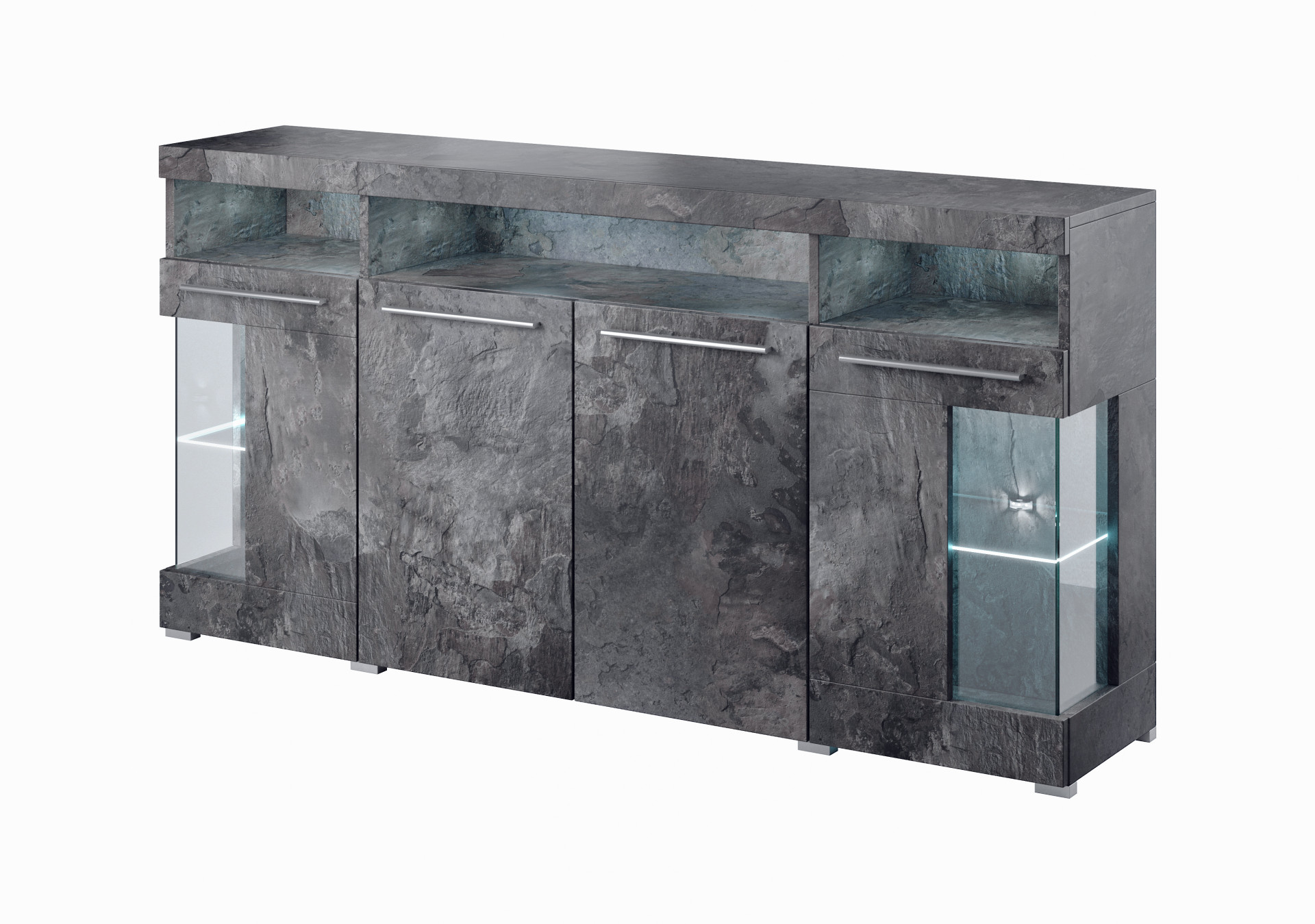 Комод на 4 двери Helvetia INDIA 24B0DE42 (шиффер)