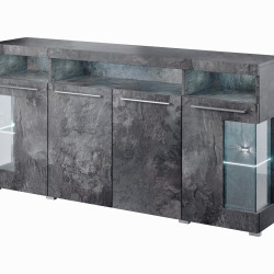 Комод на 4 двери Helvetia INDIA 24B0DE42 (шиффер)