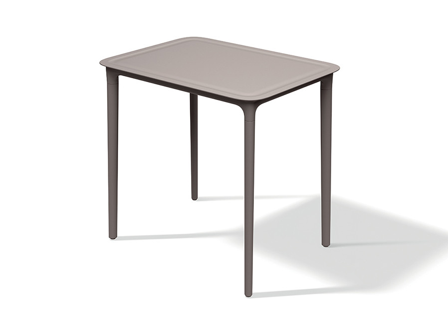 Стол прямоугольный уличный VLL- FERNE Remo (коричневый, белый, кирпичный)