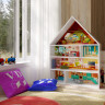 Детский домик VRN- стеллаж для игрушек 