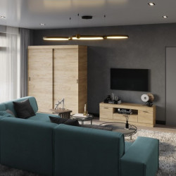 Комплект в гостиную EVR- Соната-10 дуб крафт золотой