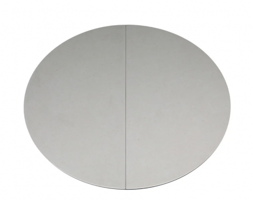 Стол раскладной INI- GENEWA CERAMIC 105(140)*105 бежевый/черный 