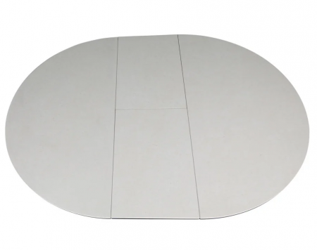 Стол раскладной INI- GENEWA CERAMIC 105(140)*105 бежевый/черный 