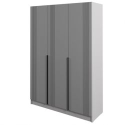 Шкаф на 3 двери ViA- APC А-3 (серый)