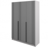 Шкаф на 3 двери ViA- APC А-3 (серый)