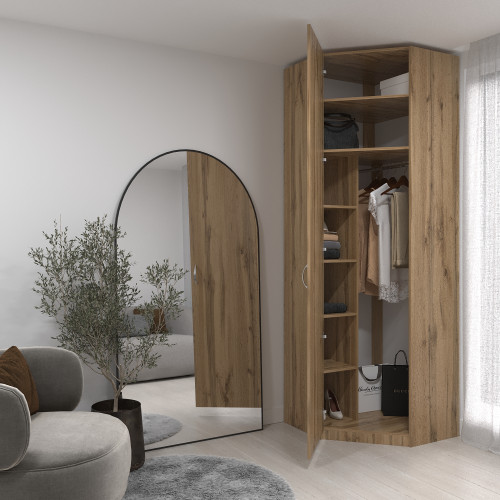 Шкаф угловой 240х80х80 cм KOD- ШК-У 2, 40