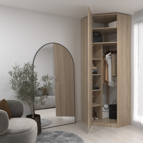 Шкаф угловой 240х80х80 cм KOD- ШК-У 2, 40