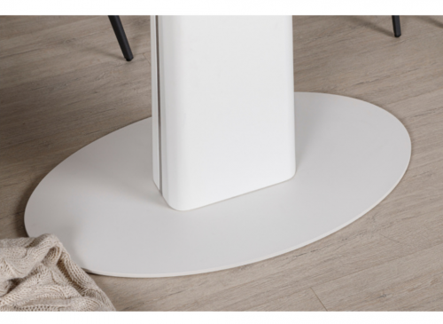 Стол обеденный модерн NL- BROOKS (белый, бежевый)    