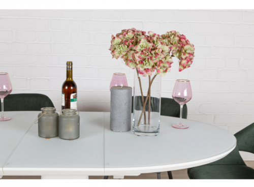 Стол обеденный модерн NL- BROOKS (белый, бежевый)    