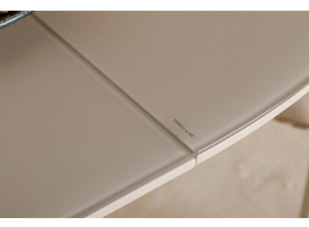 Стол обеденный модерн NL- BROOKS (белый, бежевый)    