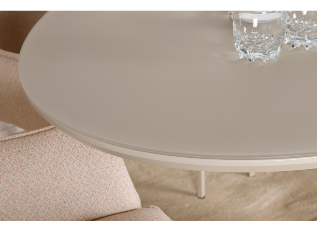 Стол обеденный модерн NL- BROOKS (белый, бежевый)    