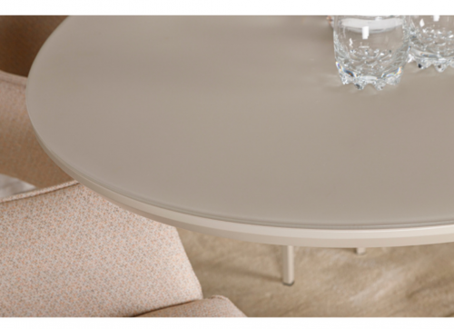 Стол обеденный модерн NL- BROOKS (белый, бежевый)    