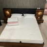 Кровать (каркас) Perfect Home Милтон / Milton 160 с мягким изголовьем двуспальная Каштан/антрацит