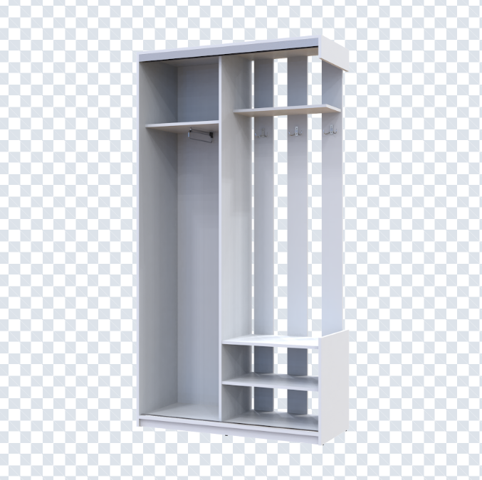Прихожая DRS- City One Door 110х45х210 см Белый