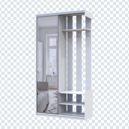 Прихожая DRS- City One Door 110х45х210 см Белый