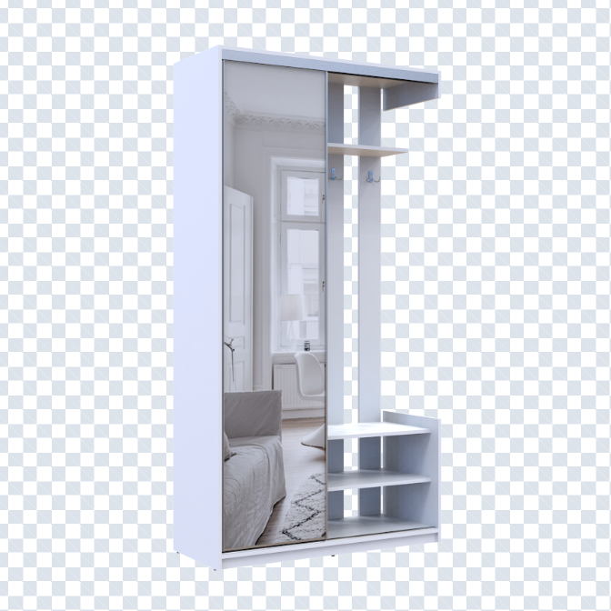 Прихожая DRS- City One Door 110х45х210 см Белый