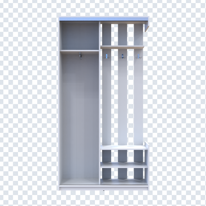 Прихожая DRS- City One Door 110х45х210 см Белый