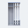 Прихожая DRS- City One Door 110х45х210 см Белый