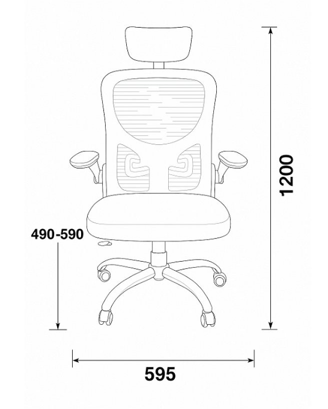 Кресло вращающееся компьютерное/детское Perfect Home OC-8970M Серый/Голубой