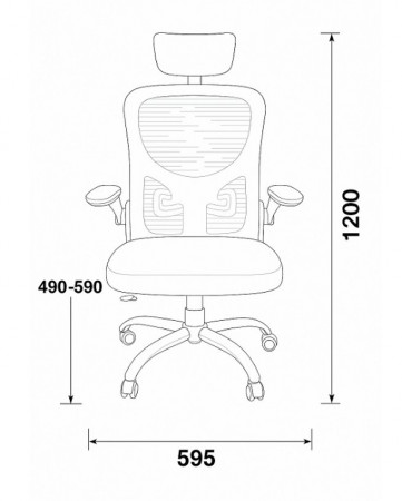 Кресло вращающееся компьютерное/детское Perfect Home OC-8970M Серый/Голубой