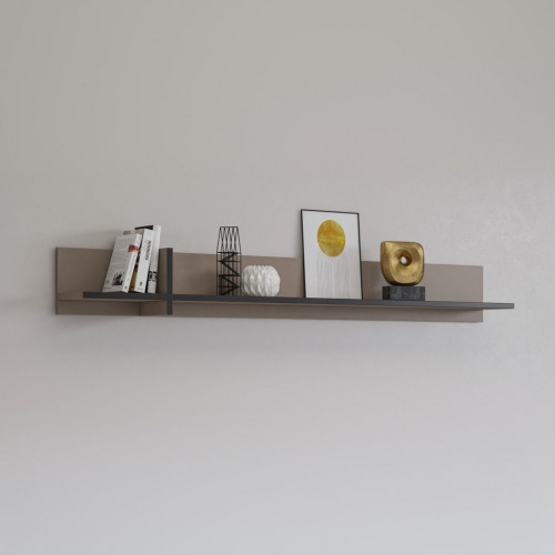 Полка навесная Helvetia CROSS 24CWMY02 (конго-черный)