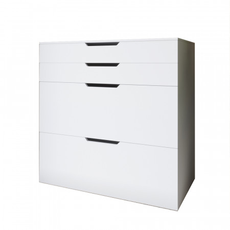 Комод-трюмо с зеркалом, нишей под сиденьем и ящиком LION- Азия Нимфея Альба (белый) (LION-041673)