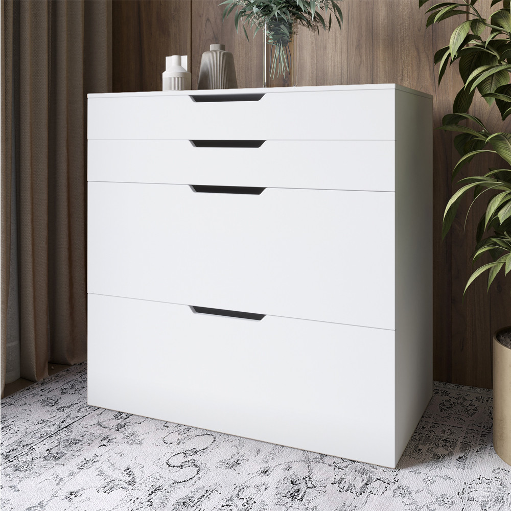 Комод-трюмо с зеркалом, нишей под сиденьем и ящиком LION- Азия Нимфея Альба (белый) (LION-041673)