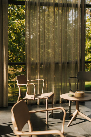 Стол журнальный уличный VLL- FERNE Rimo (серый, зеленый)