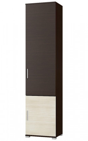 Комплект в гостиную EVR- Бриз-1 венге темный + фасад дуб молочный