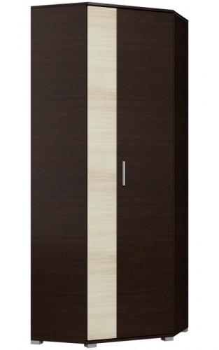 Комплект в гостиную EVR- Бриз-1 венге темный + фасад дуб молочный