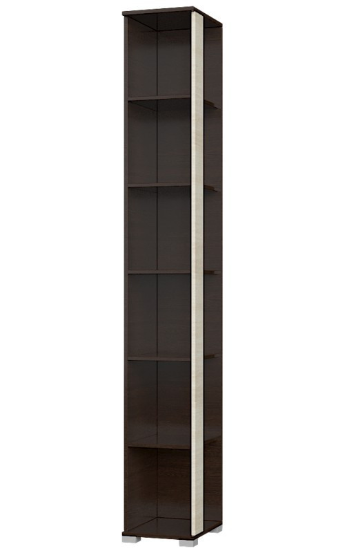 Комплект в гостиную EVR- Бриз-1 венге темный + фасад дуб молочный