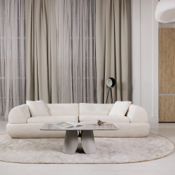 Бескаркасный модульный диван VTR- Вирджиния (Айвори)