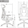 Крісло керівника LUX- ERGO CHAIR 2 BLACK ергономічне